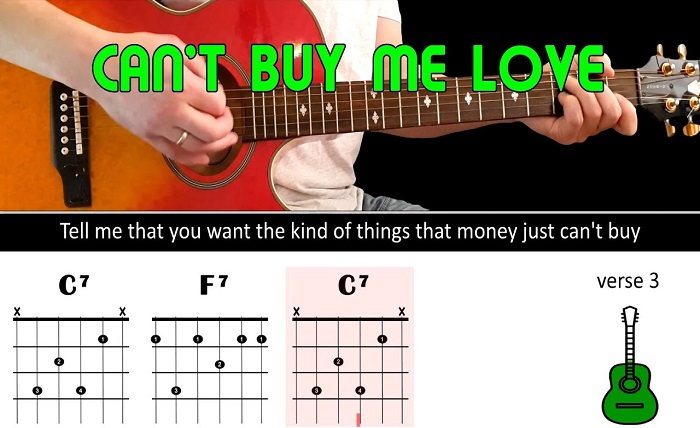 Can’t Buy Me Love Chord
