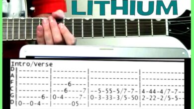 lithium by nirvana chords