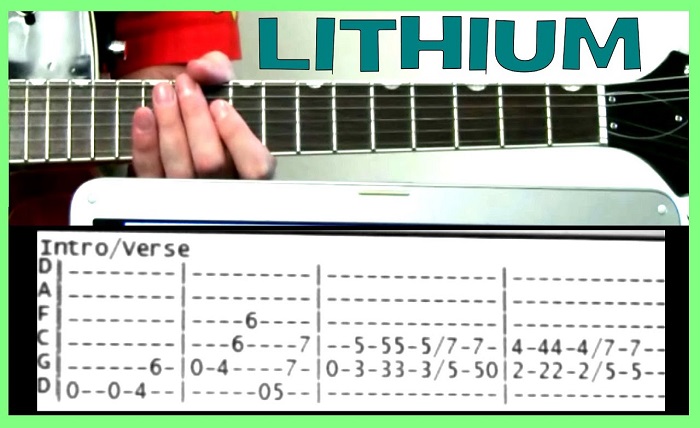 lithium by nirvana chords